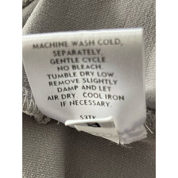 Eileen Fisher Women's Pull-on Stretch Waist Pants Relaxed Fit Gray Viscose Blend - Picture 9 of 11